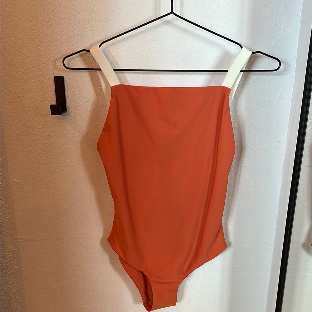 Womens One Piece Swimsuit in Orange